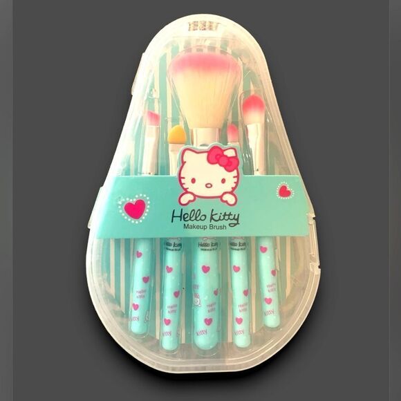 Hello Kitty Makeup Brush & Zippered Pouch Set - Picture 6 of 9